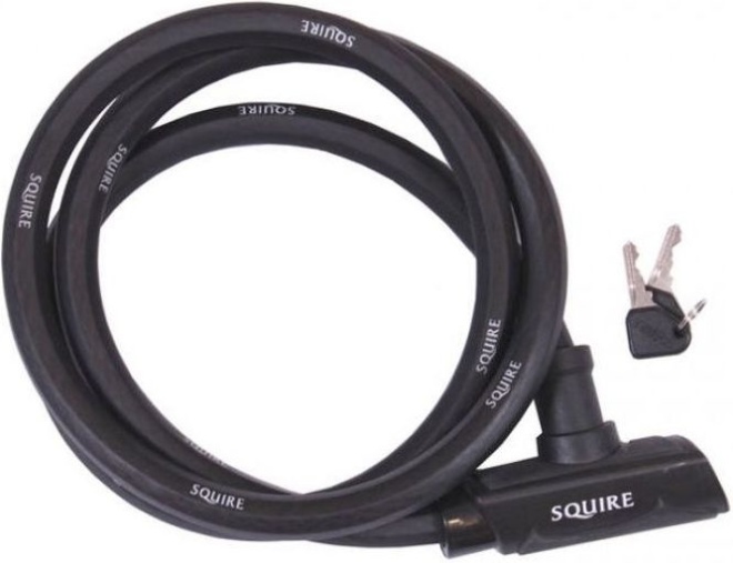 Замок тросовый на ключ Squire Mako Plus 25/1200