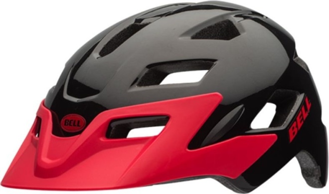 Шлем подростковый Bell Sidetrack Youth, чёрно-красный Black/Red