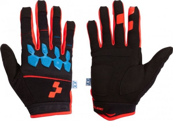 Перчатки с длинными пальцами Cube Action Team Gloves Race Armourgel