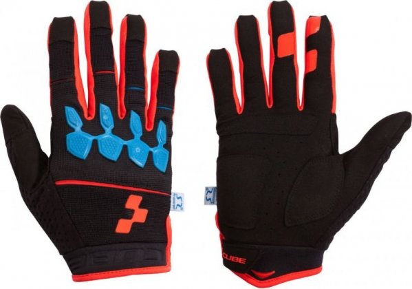 Перчатки с длинными пальцами Cube Action Team Gloves Race Armourgel