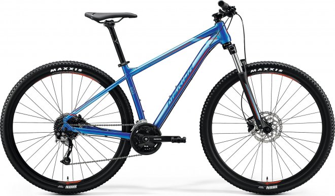 Велосипед Merida Big.Nine 100 (2020) Glossy Blue/Red