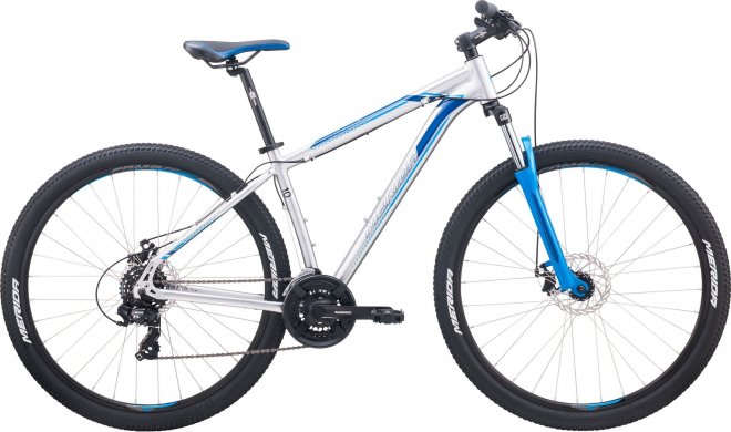 Велосипед Merida Big.Nine 10-MD (2020) Silver/Blue Decal