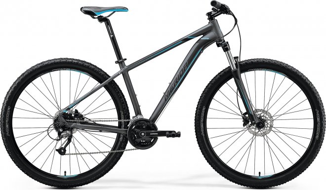 Велосипед Merida Big.Nine 40 (2020) Matte Dark Silver/Blue/Black