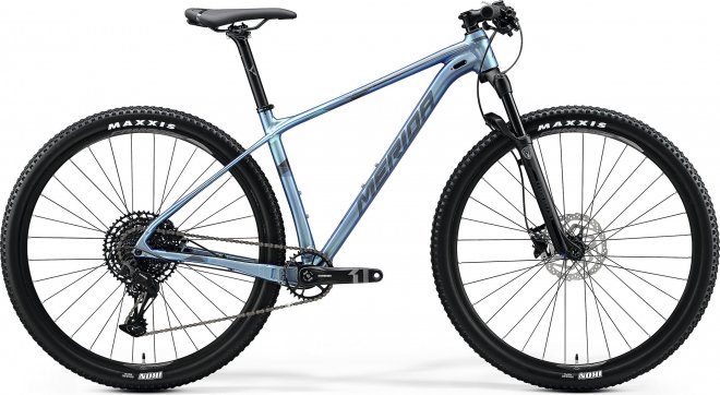 Велосипед Merida Big.Nine Limited-AL (2020) Silk Sparkling Blue/Silver/Blue