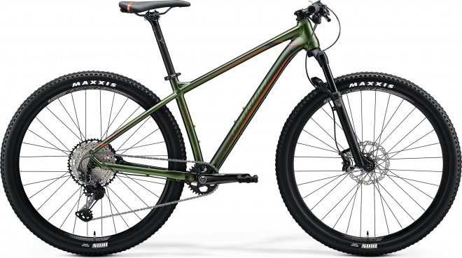 Велосипед Merida Big.Nine XT-Edition (2020) Silk Fog Green/Red
