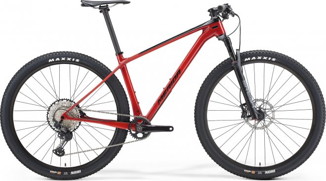Велосипед Merida Big.Nine XT (2021) Black/X'Mas Red