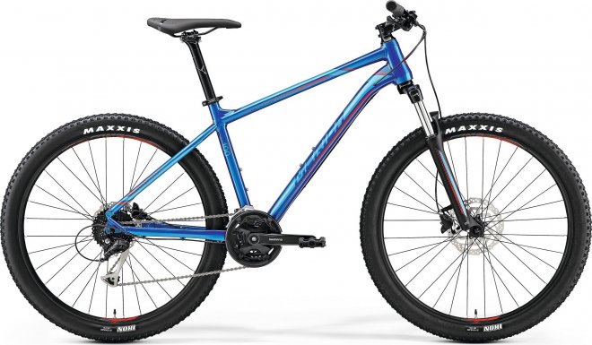 Велосипед Merida Big.Seven 100 (2019) Glossy Blue/Red