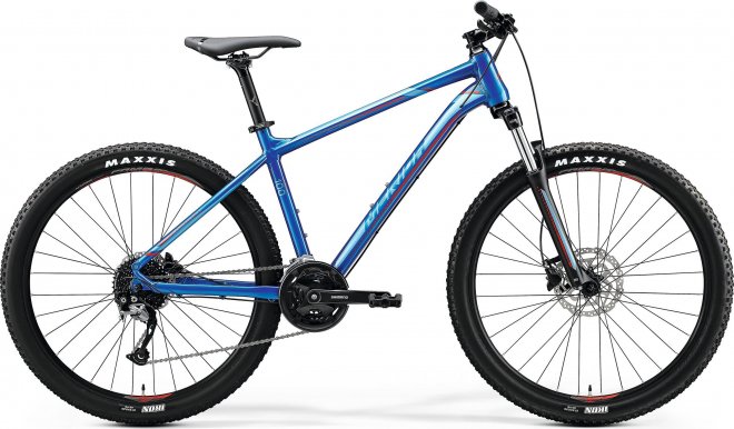 Велосипед Merida Big.Seven 100 (2020) Glossy Blue/Red