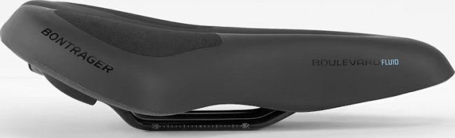 Седло Bontrager Boulevard Fluid Bike Saddle, длина 280 мм, ширина 225 мм