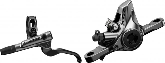 Тормоз дисковый гидравлический Shimano XTR M9100, колодки K04Ti