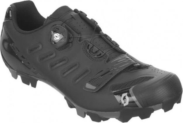 Велообувь Scott MTB Team BOA Shoe, чёрная Matte Black/Glossy Black