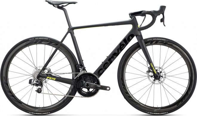 Велосипед Cervelo R5 Disc RED eTAP (2018) Black/Fluoro