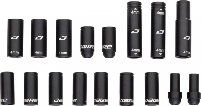 Комплект наконечников для рубашки переключения передач Jagwire 2X Elite Link Shift End Cap Pack