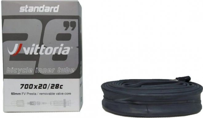 Камера Vittoria Standard 700x20/28C Presta 60 мм RVC