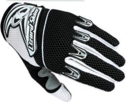 Перчатки с длинными пальцами Lizard Skins Charger, чёрно-белые Black/White