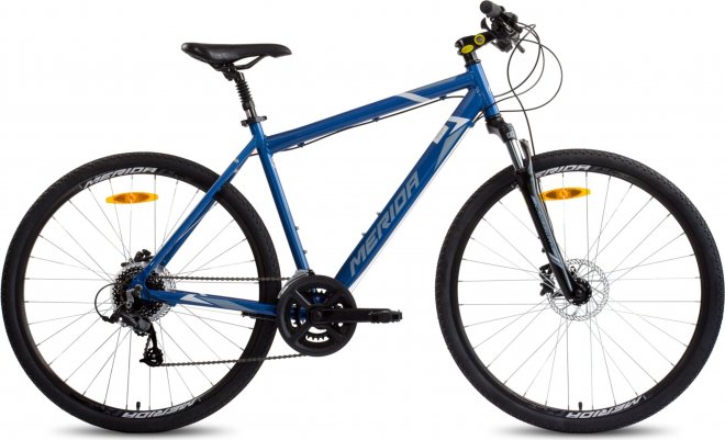 Велосипед Merida Crossway 10 (2022) Blue/White/Gray