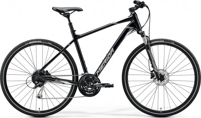Велосипед Merida Crossway 100 (2020) Metallic Black/Grey