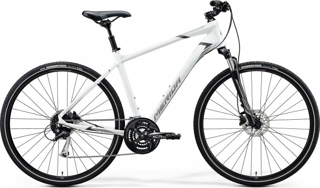 Велосипед Merida Crossway 100 (2020) Matte White/Grey