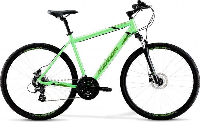 Велосипед Merida Crossway 10-D (2021) Green/Black/Green