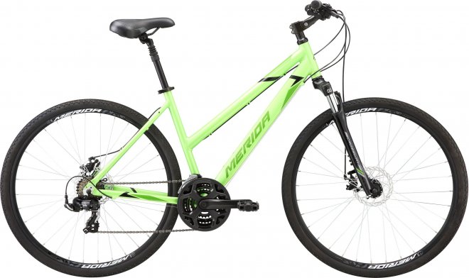 Велосипед Merida Crossway L 10-MD (2020) Silk Lite Green/Black/Green