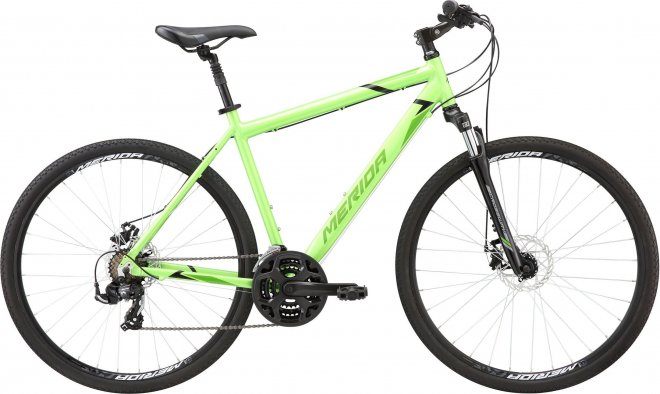 Велосипед Merida Crossway 10-MD (2020) Silk Lite Green/Black/Green