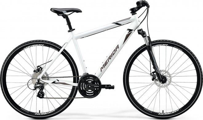 Велосипед Merida Crossway 15-MD (2020) Glossy White/Black/Grey