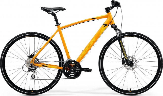 Велосипед Merida Crossway 20-D (2021) Silk Orange/Yellow