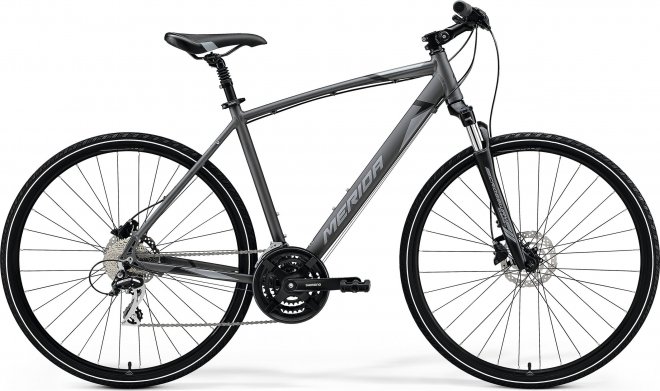 Велосипед Merida Crossway 20-D (2021) Silk Anthracite/Grey/Black