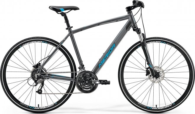 Велосипед Merida Crossway 40-D (2019) Dark Silver/Black