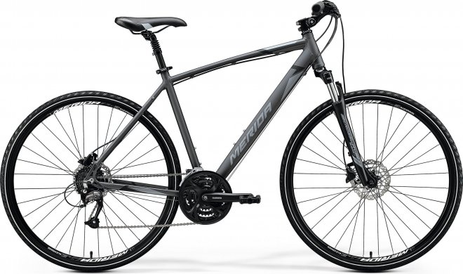 Велосипед Merida Crossway 40 (2020) Silk Anthracite/Black/Silver