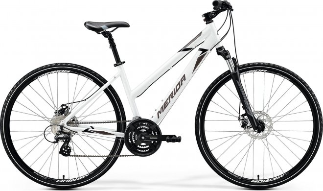 Велосипед Merida Crossway L 15-MD (2020) Glossy White/Black/Grey