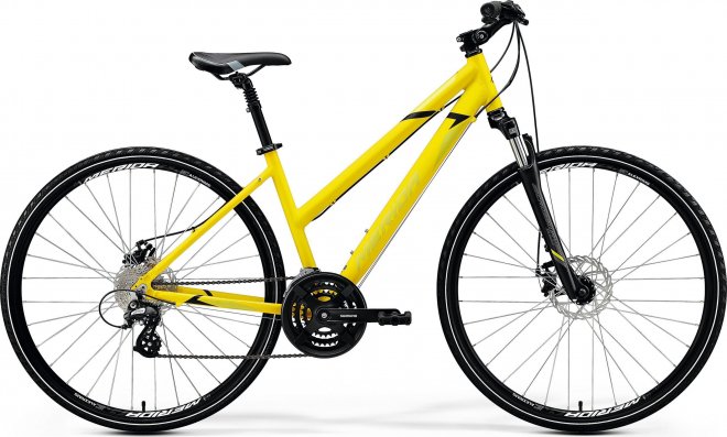 Велосипед Merida Crossway L 15-MD (2020) Silk Bright Yellow/Black