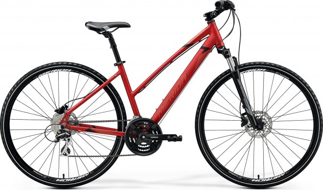 Велосипед Merida Crossway L 20-D (2020) Matte X'Mas Red/Black/Dark Red