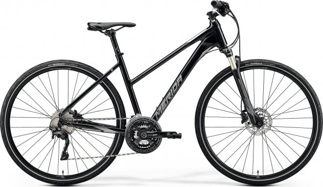 Велосипед Merida Crossway L XT-Edition (2020) Glossy Black/Matte Silver/Black