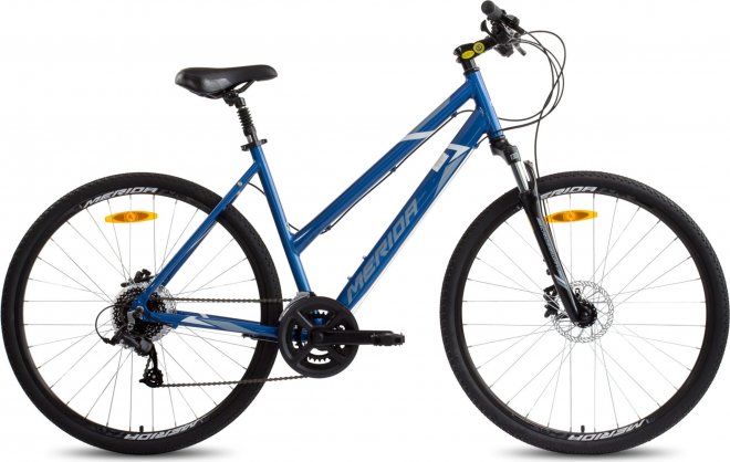 Велосипед Merida Crossway L 10 (2022) Blue/White/Gray