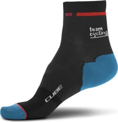 Носки Cube Socks Mid Cut, чёрно-синие Team Line