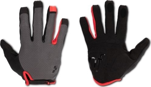Перчатки с длинными пальцами Cube Gloves Long Finger X Natural Fit Grey/Red