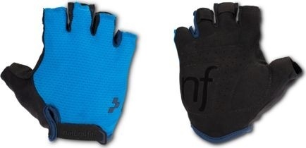Перчатки с короткими пальцами Cube Gloves Short Finger X Natural Fit, сине-чёрные Blue/Black