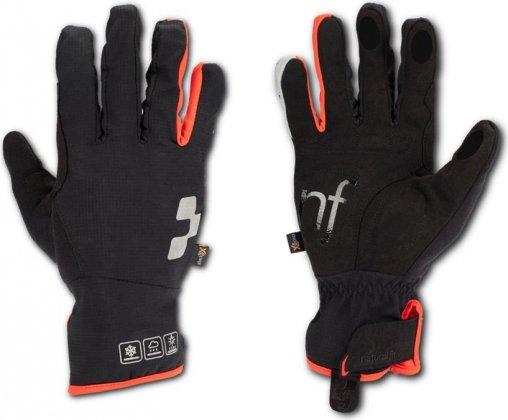 Перчатки с длинными пальцами Cube Gloves X-Shell Long Finger X NF, чёрные Black Line