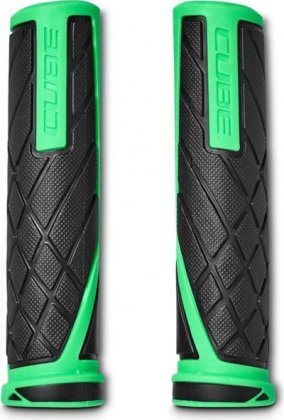 Грипсы Cube Grips Performance, чёрно-зелёные Black/Green