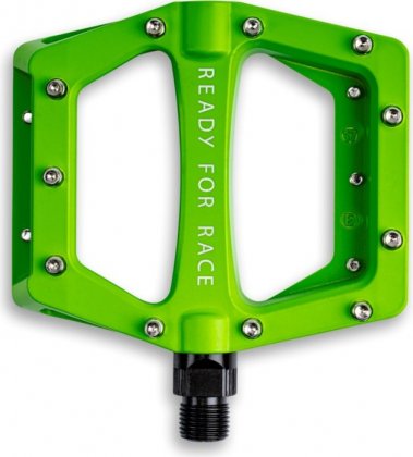 Педали-платформы Cube RFR Pedals Flat CMPT, зелёные Green
