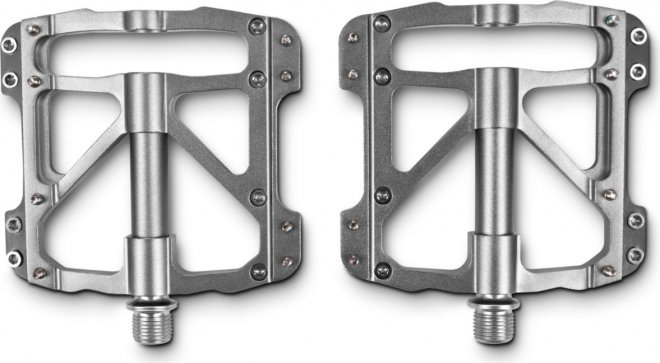 Педали-платформы Cube RFR Pedals Flat SLT, серые Grey