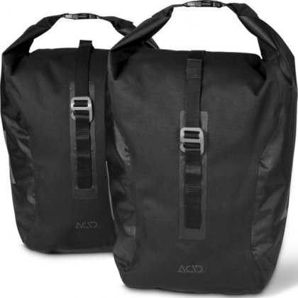 Сумки на багажник Cube Acid Panniers Travlr 20/2, чёрные Black