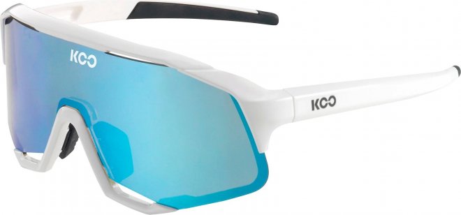 Очки спортивные Koo Demos, бело-голубые White/Turquoise