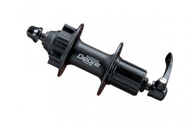 Втулка задняя Shimano FH-M525A, 32H отверстий под спицы, под 8/9 скоростей, крепление ротора 6 болтов, под эксцентрик QR