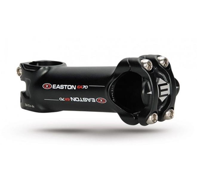 Вынос руля Easton EA70 STM, угол подъёма 6°, диаметр руля 31.8 мм, длина 90 мм, крепление 4 болта (4B), чёрный (2010)