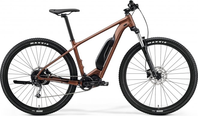 Велосипед Merida eBig.Nine 300 SE (2021) Silk Bronze/Black