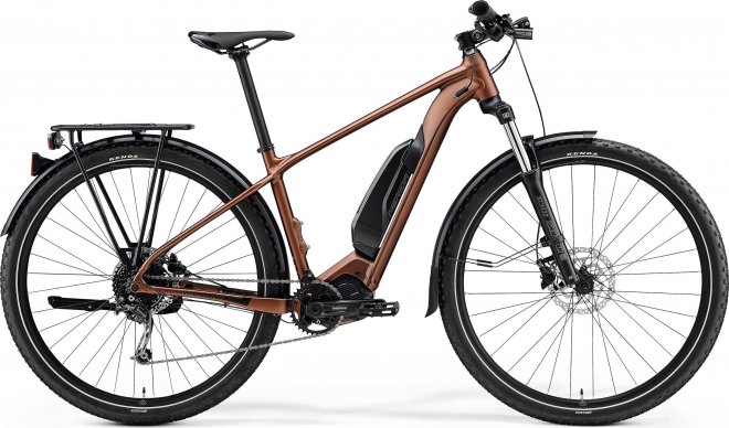 Велосипед Merida eBig.Nine 300 SE EQ (2021) Silk Bronze/Black