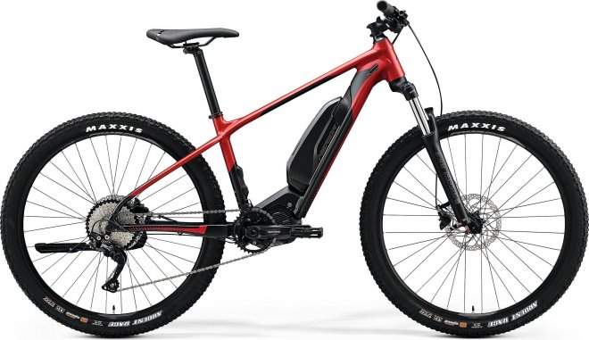 Велосипед Merida eBig.Seven 300 SE (2020) Silk X'Mas Red/Black