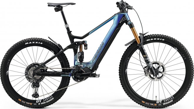 Велосипед Merida eOne-Sixty 10K (2021) Glossy Sparkling Blue/Matte Black
